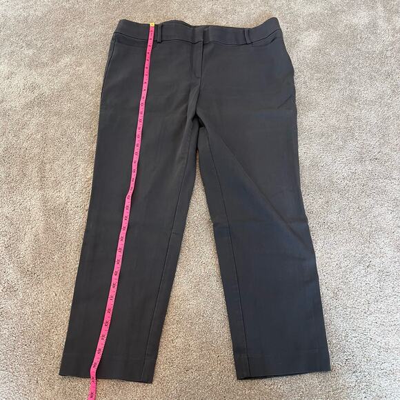 Loft Women's Curvy Skinny Dress Pant Trousers Grey Size 16 Plus - Picture 5 of 8